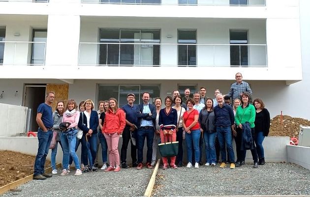 Équipe Keredes - Visite de chantier Le Plessis à Betton